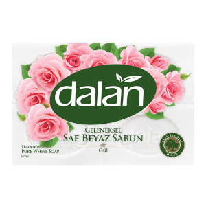 Dalan Geleneksel Saf Beyaz Banyo Sabunu Gül