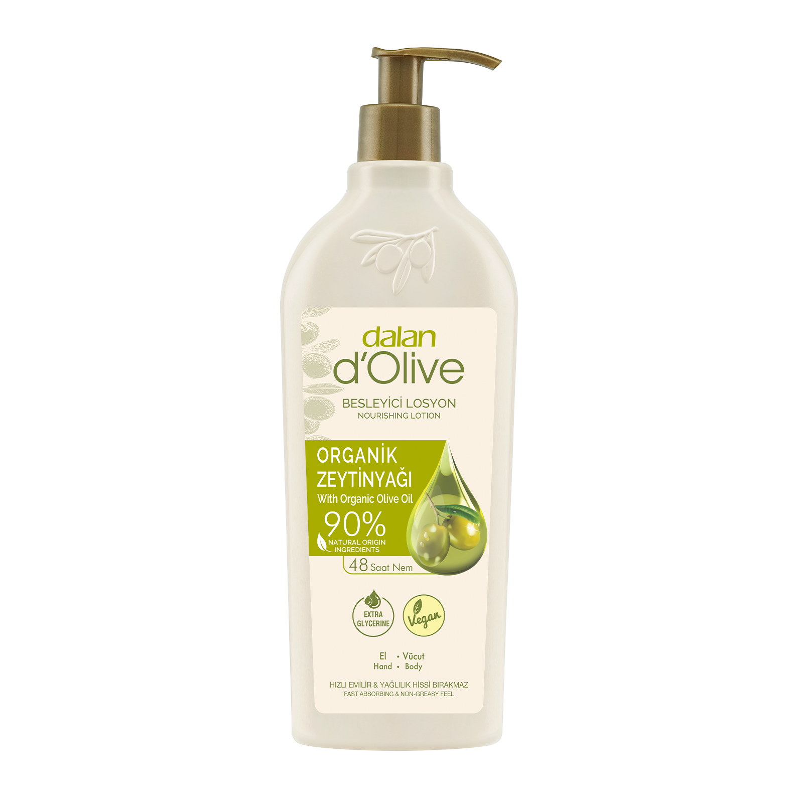 d’Olive Besleyici Losyon Doğal Zeytinyağlı