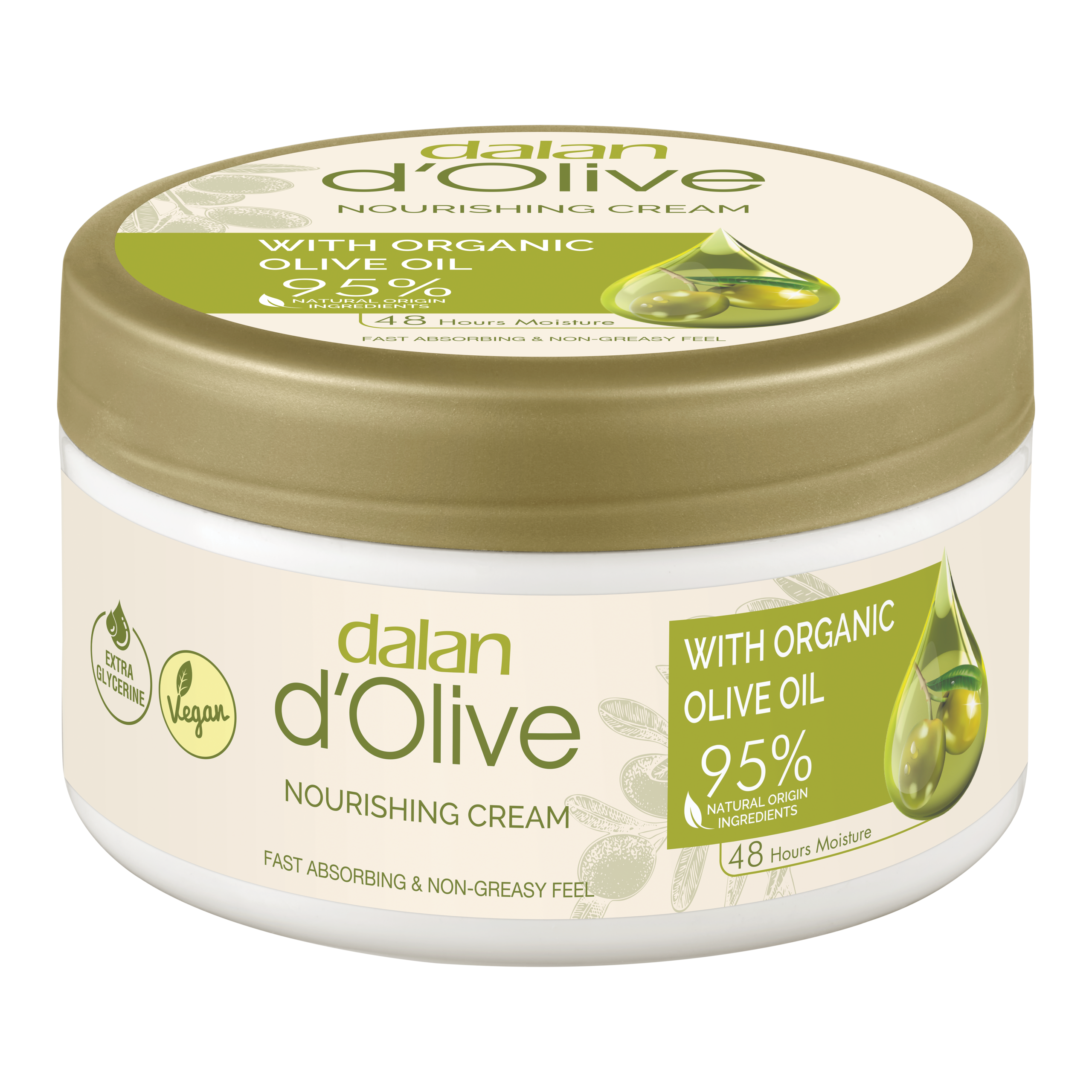 d’Olive Nourishing Cream Natural Olive Oil