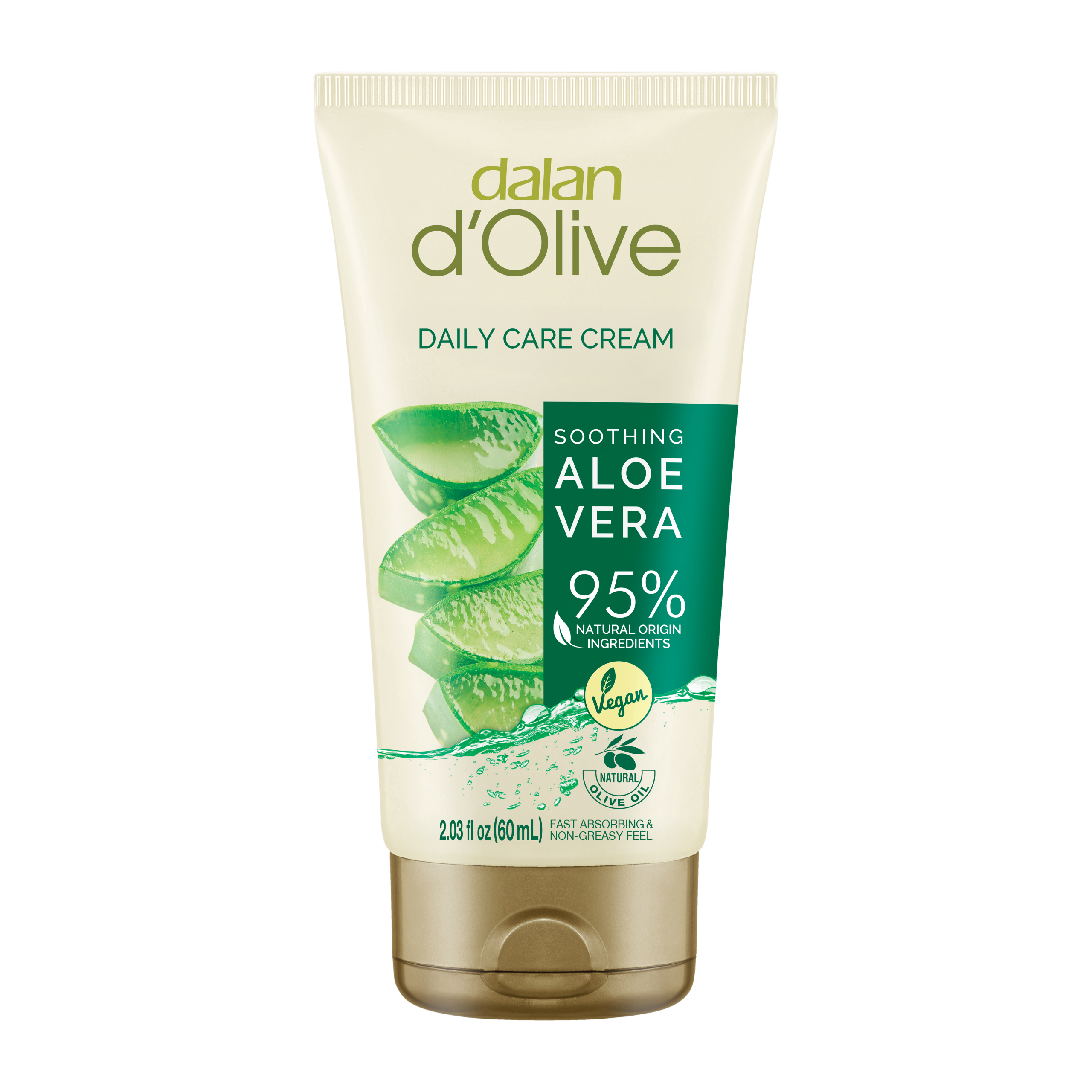 d’Olive Soothing Daily Care Cream with Organic Aloe Vera