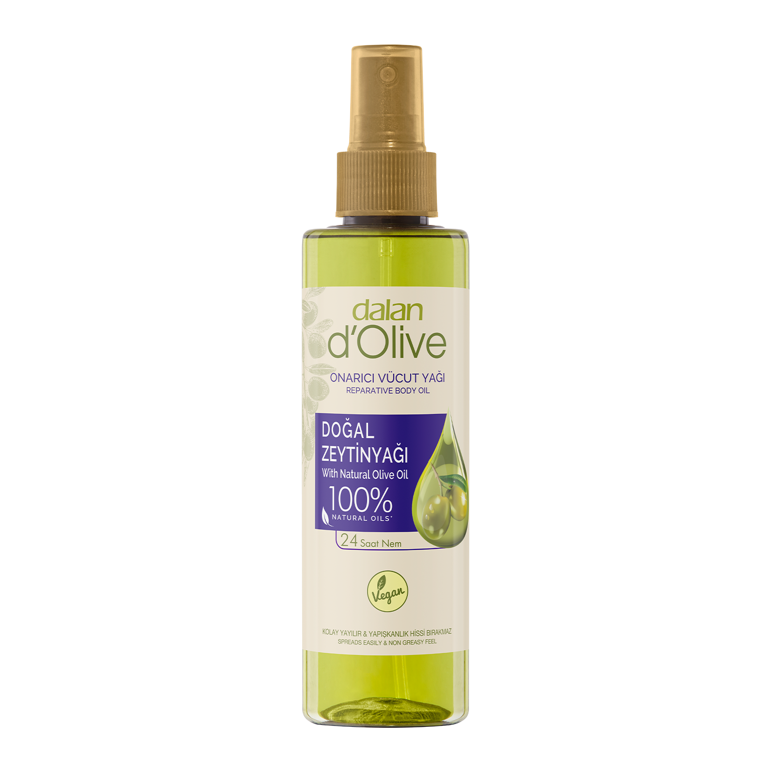 d’Olive Onarıcı Vücut Yağı Doğal Zeytinyağlı