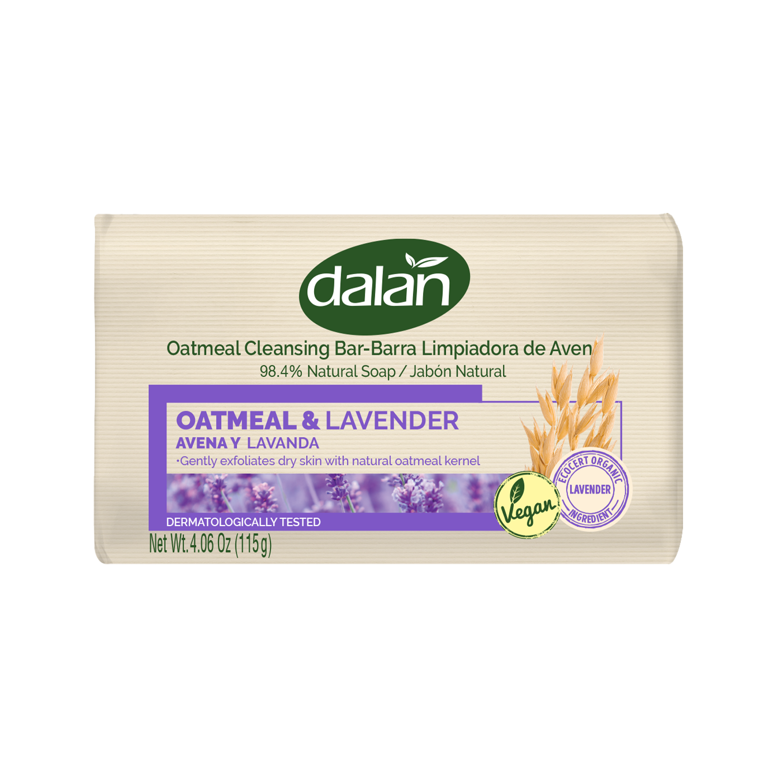 Oatmeal Cleansing Bar Oatmeal & Lavender